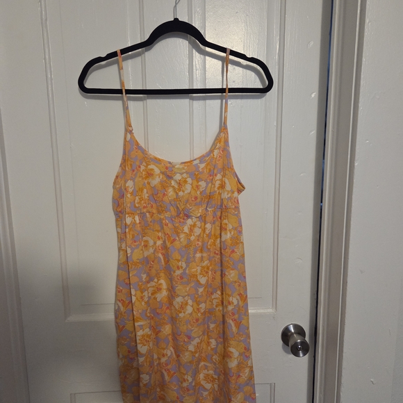 wild fable Dresses & Skirts - Wild Fable Floral Mini Dress - Orange and Purple